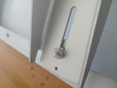 Solar panel small bolt fixed